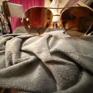 Coach Gold Aviator Sunglasses